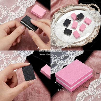 High-quality mini nail sanding buffer blocks for press-on nail prep